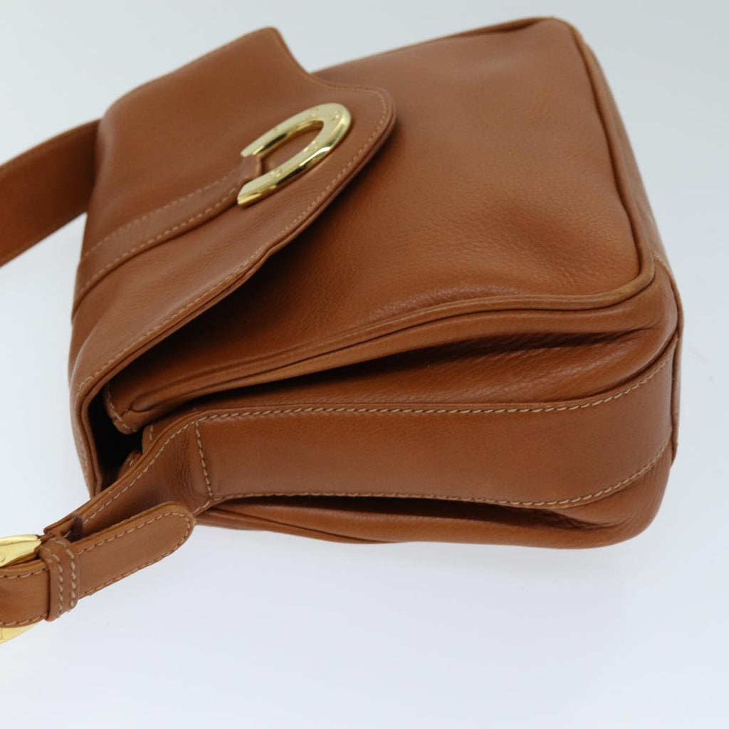 GUCCI Shoulder Bag Leather Brown 007 14 0201 fm3417
