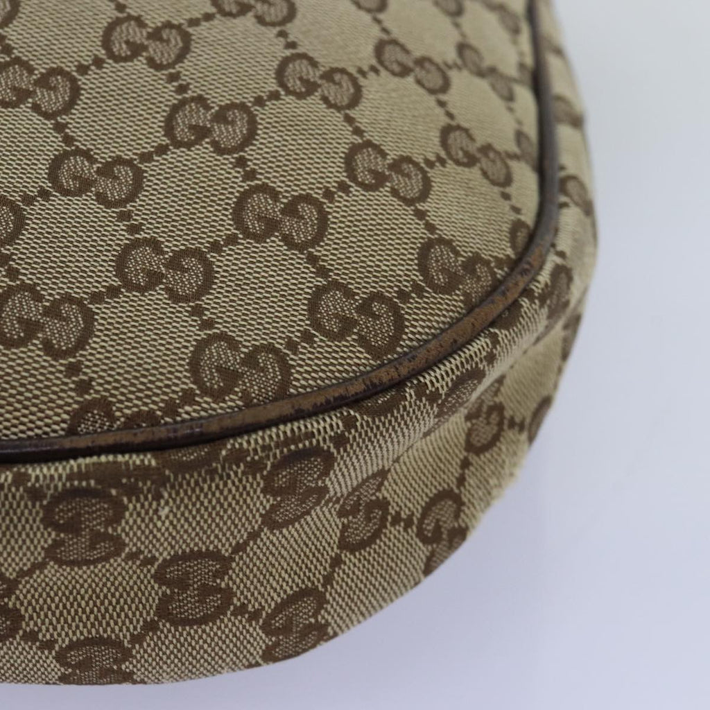 GUCCI GG Canvas Shoulder Bag Beige 122790 fm3429