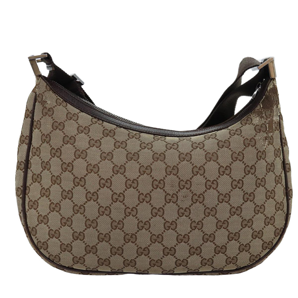 GUCCI GG Canvas Shoulder Bag Beige 122790 fm3429