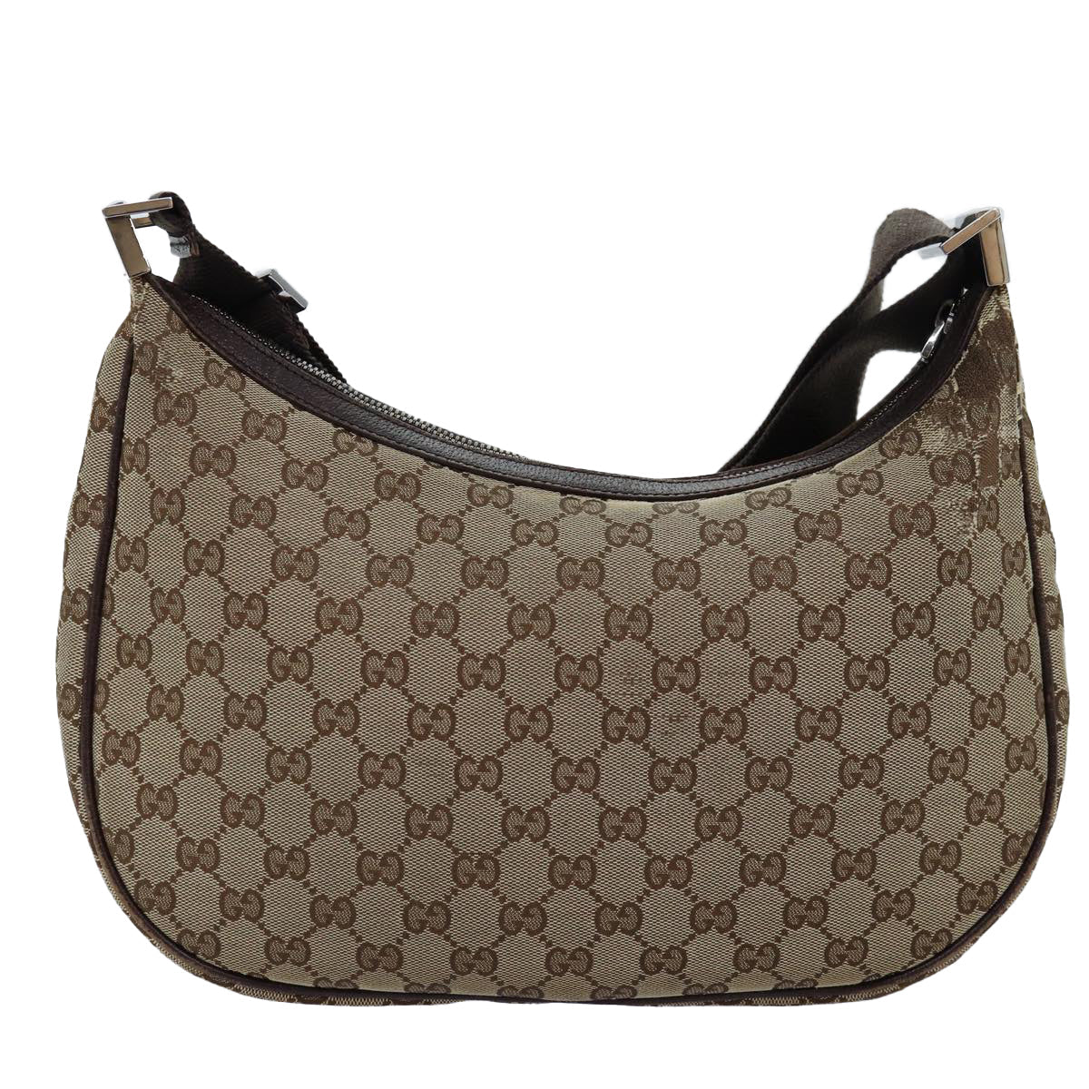 GUCCI GG Canvas Shoulder Bag Beige 122790 fm3429