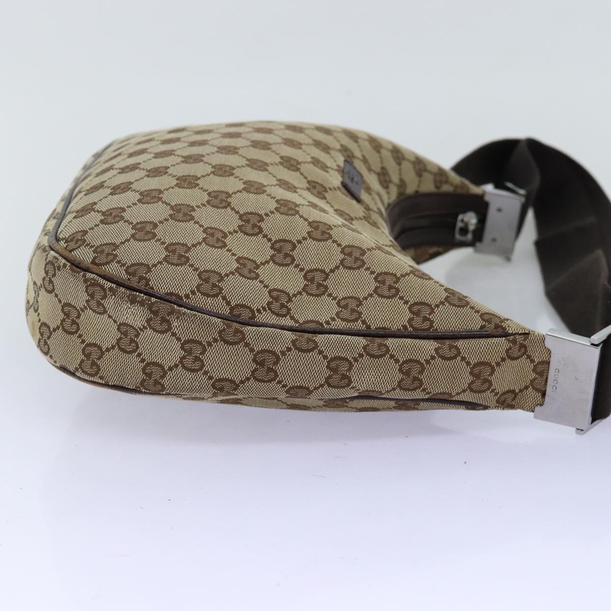 GUCCI GG Canvas Shoulder Bag Beige 122790 fm3429