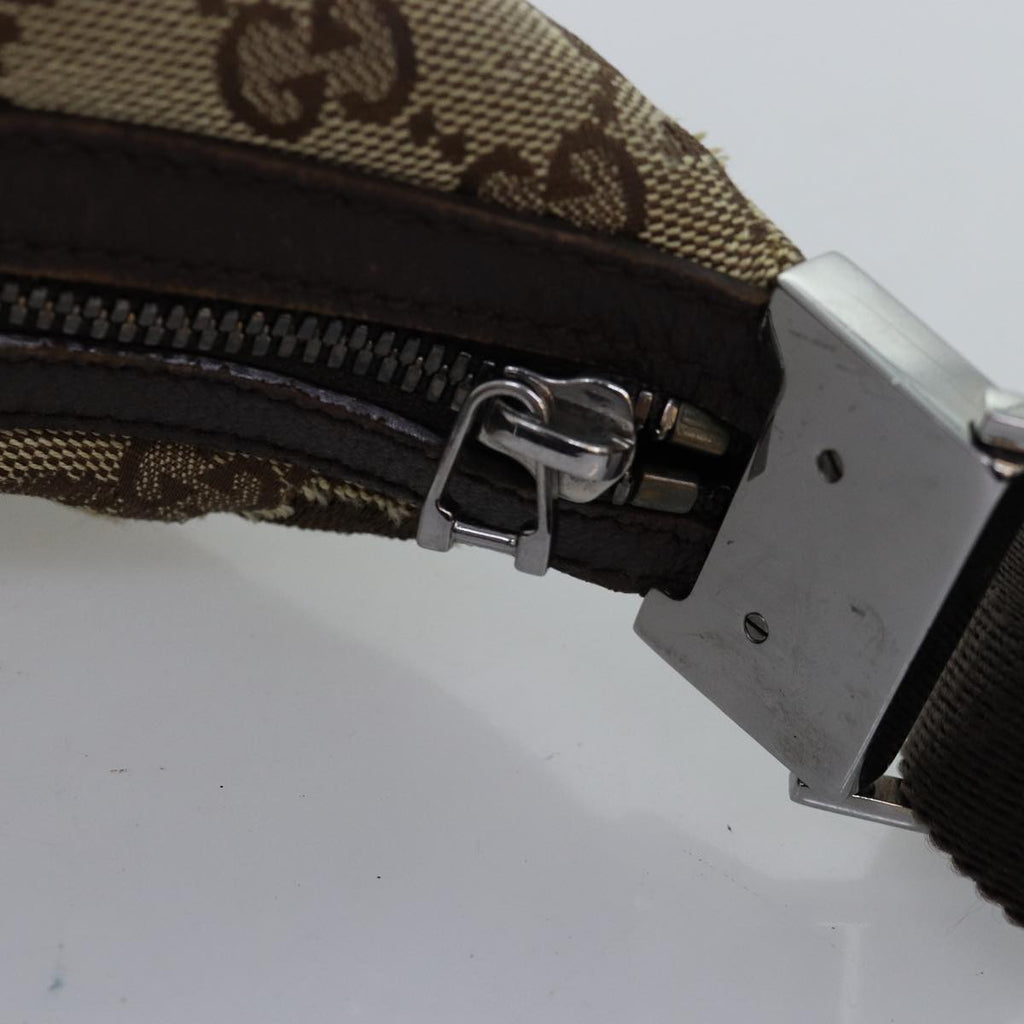 GUCCI GG Canvas Shoulder Bag Beige 122790 fm3429