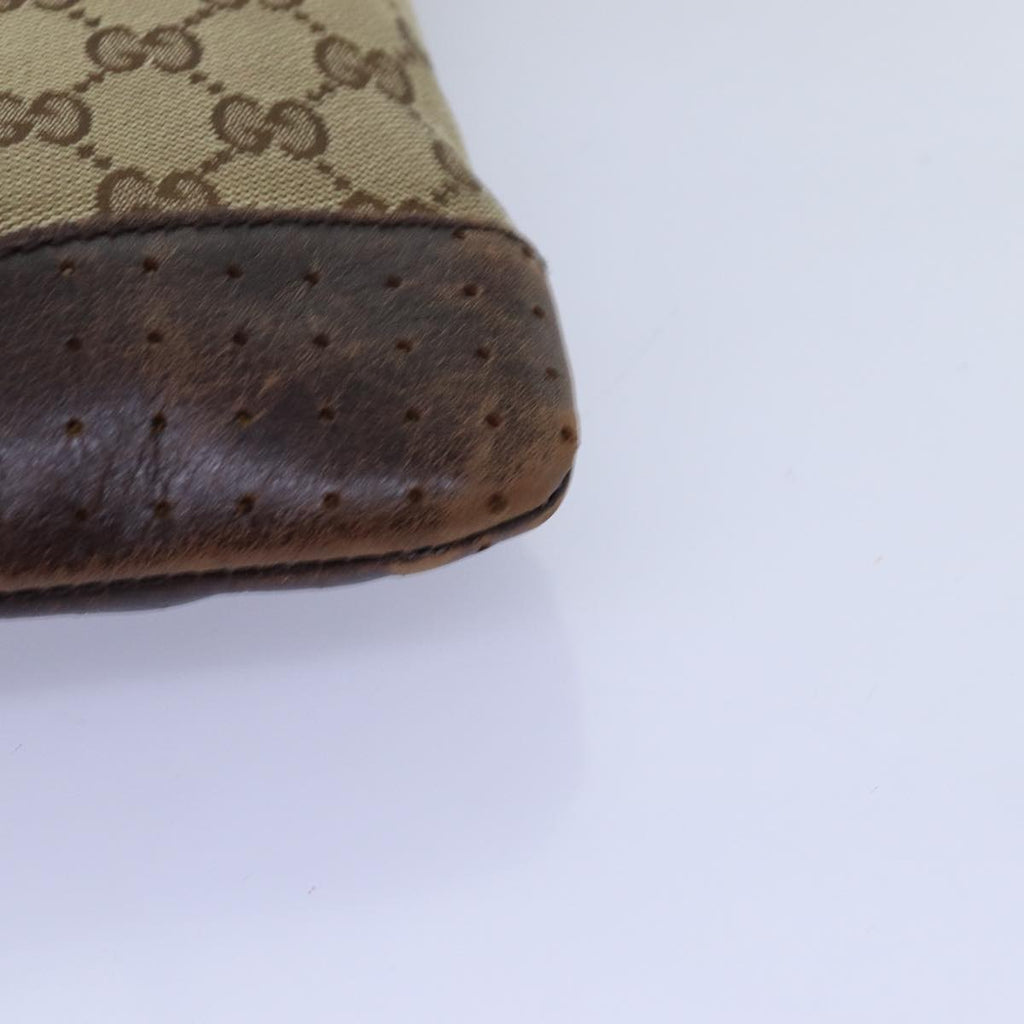 GUCCI GG Canvas Shoulder Bag Beige 145857 fm3430