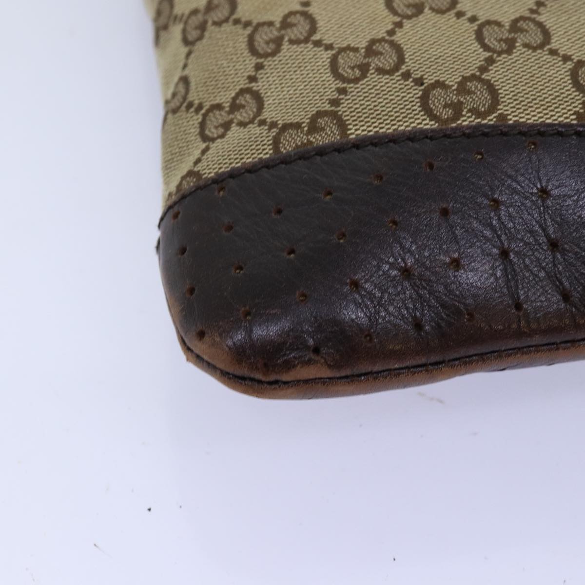 GUCCI GG Canvas Shoulder Bag Beige 145857 fm3430