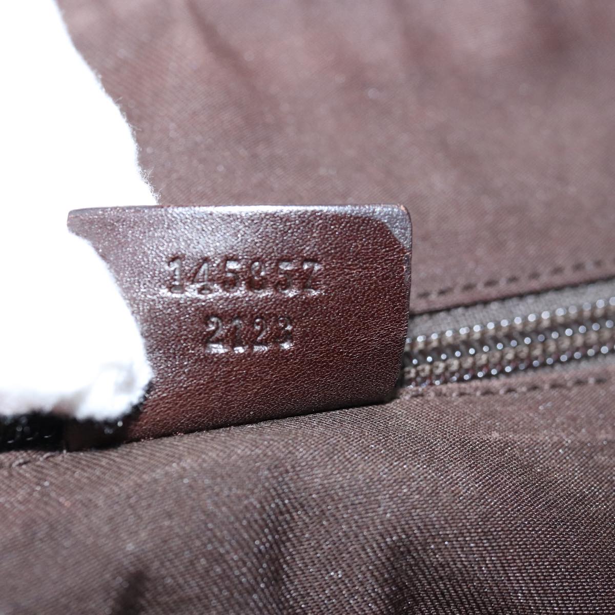 GUCCI GG Canvas Shoulder Bag Beige 145857 fm3430