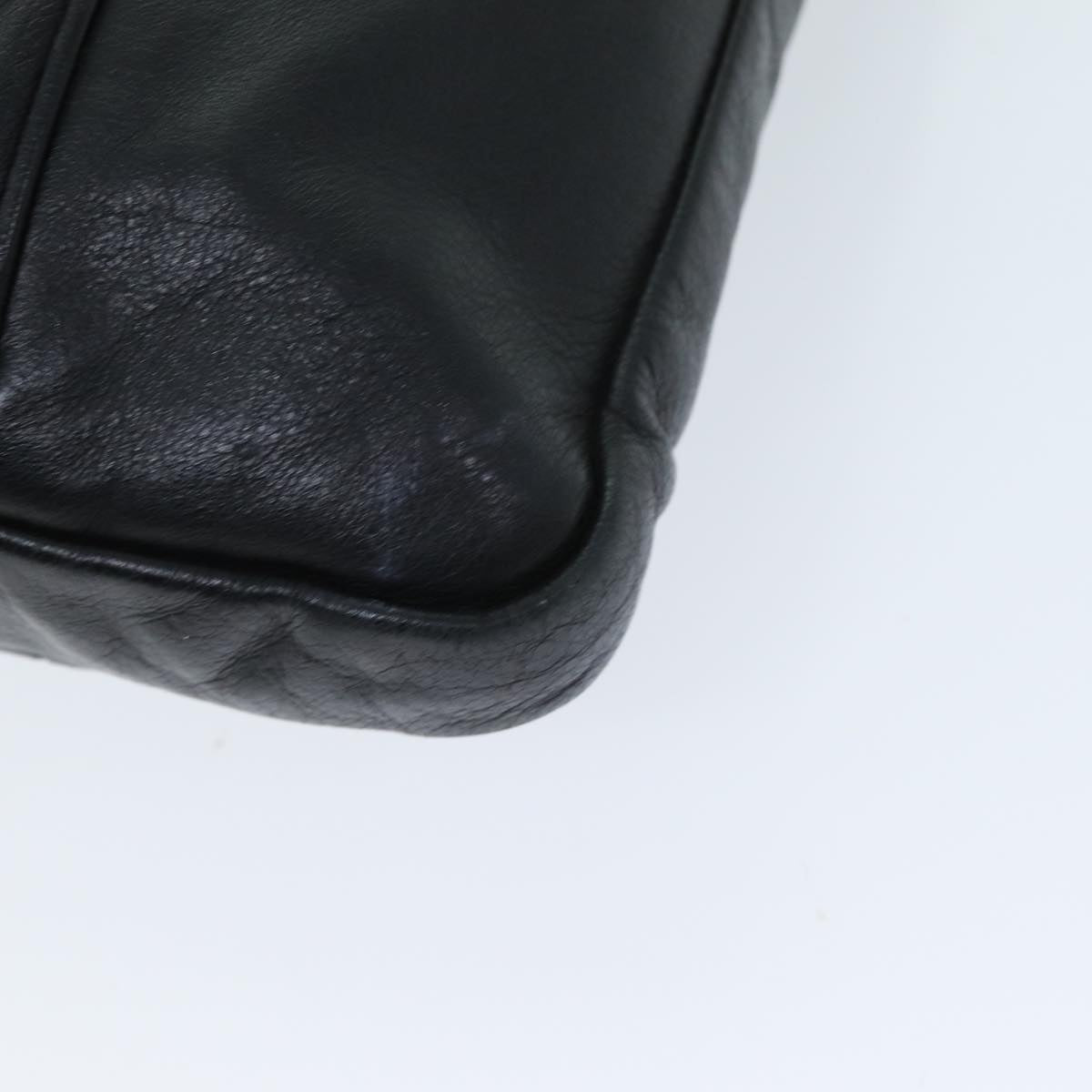 GUCCI Shoulder Bag Leather Black 190279 fm3431
