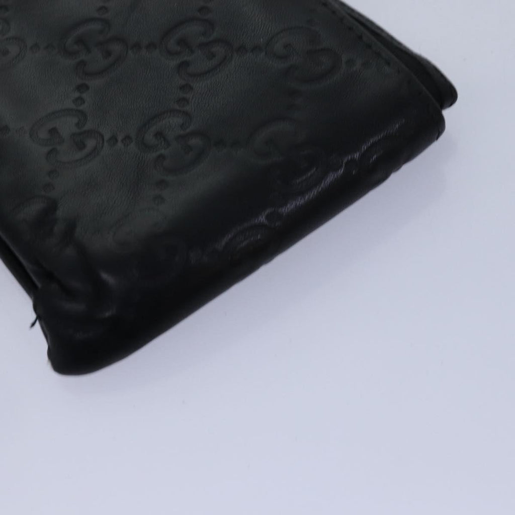 GUCCI GG Canvas Sherry Line Wallet 6Set Beige Black fm3490