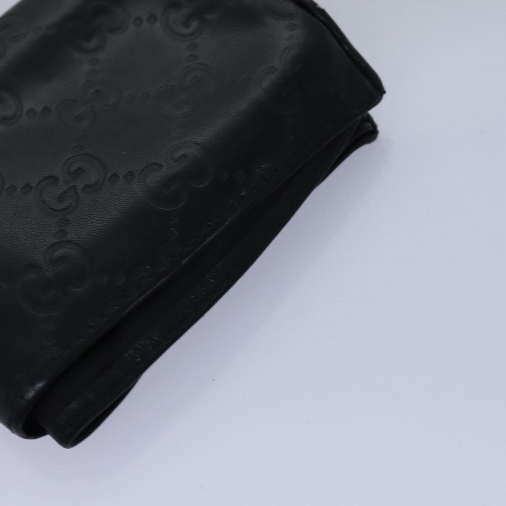 GUCCI GG Canvas Sherry Line Wallet 6Set Beige Black fm3490