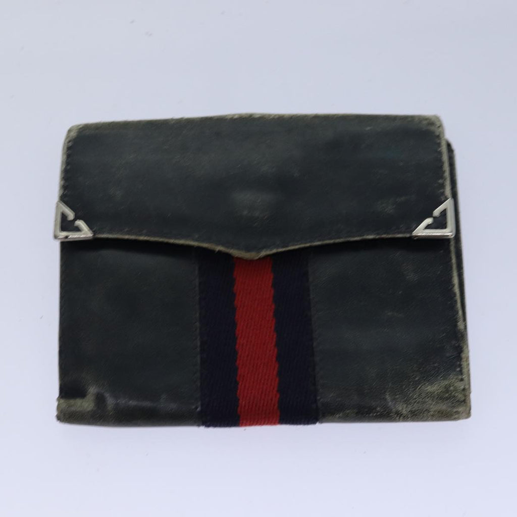 GUCCI GG Canvas Sherry Line Wallet 6Set Beige Black fm3490