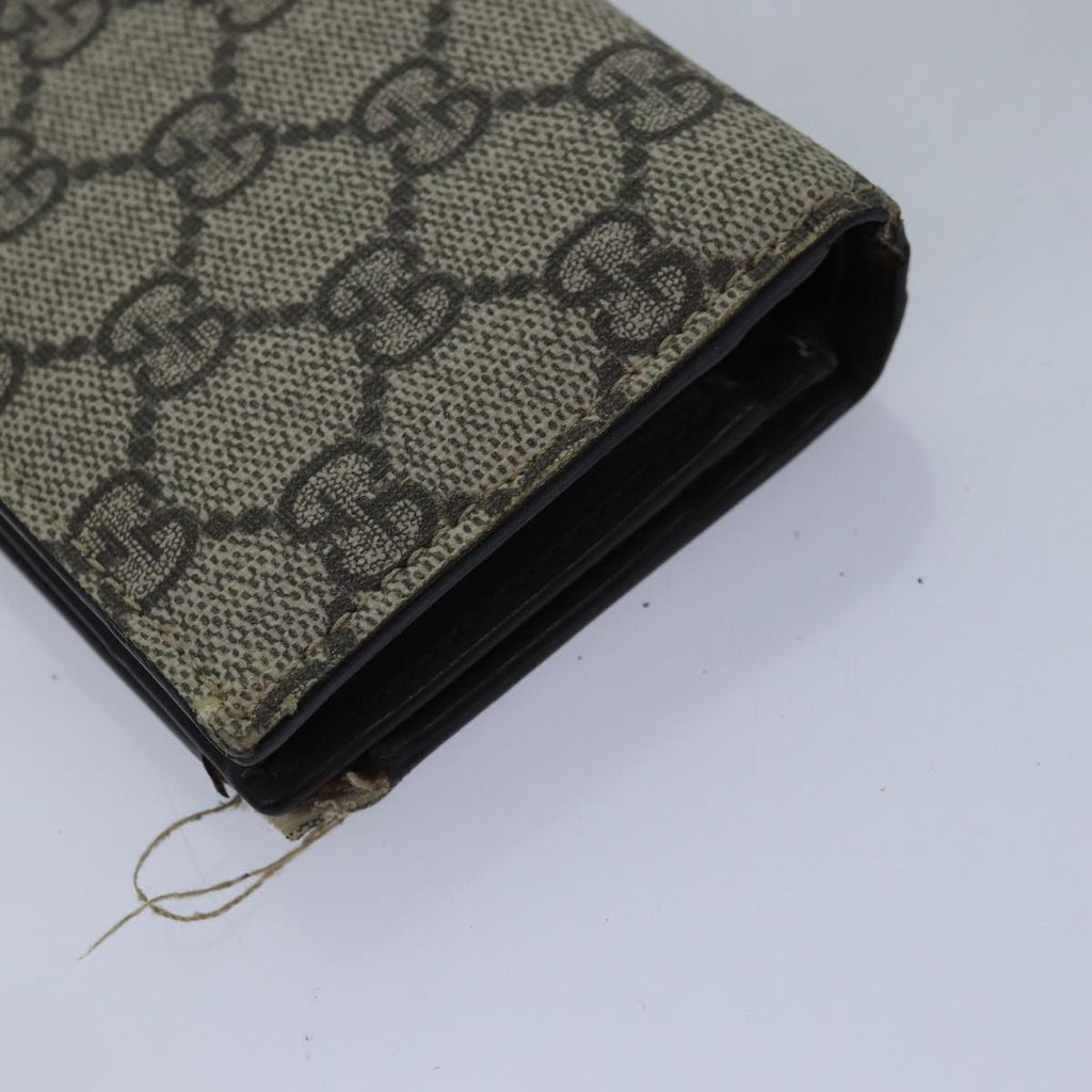 GUCCI GG Canvas Jackie Web Sherry Line Wallet 8Set Black Beige Red fm3491
