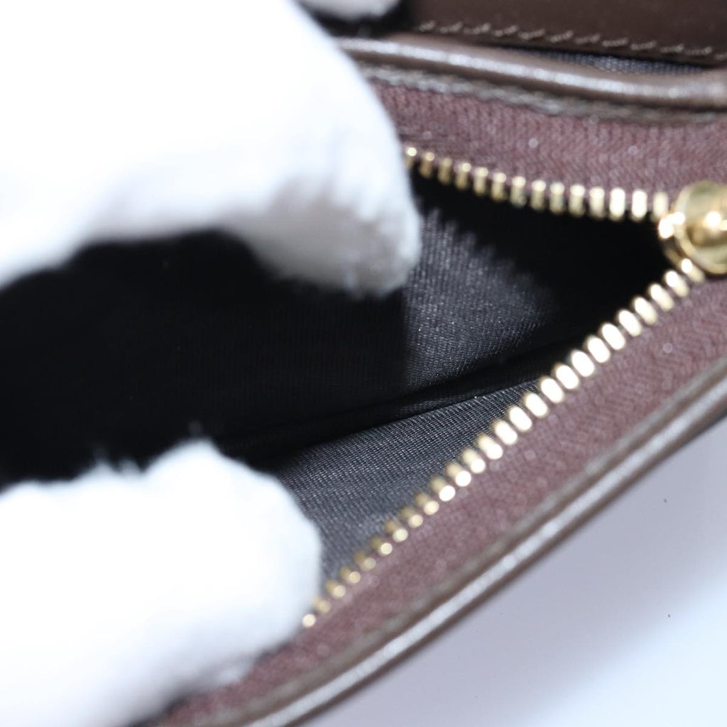 GUCCI GG Canvas Jackie Web Sherry Line Wallet 8Set Black Beige Red fm3491