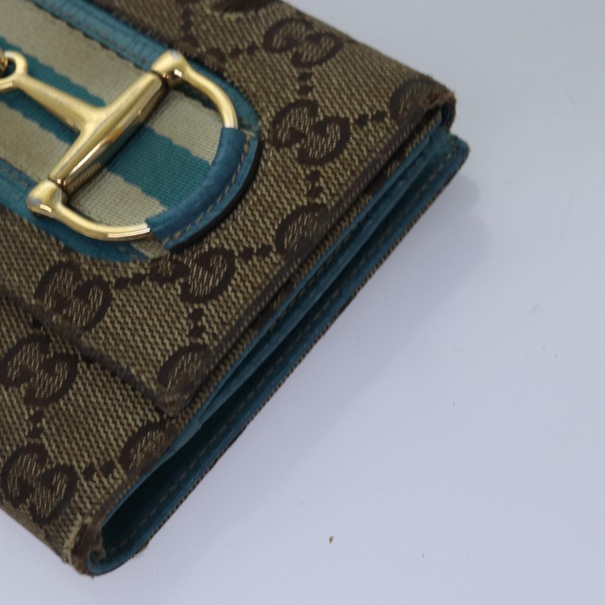 GUCCI GG Canvas Jackie Web Sherry Line Wallet 8Set Black Beige Red fm3491