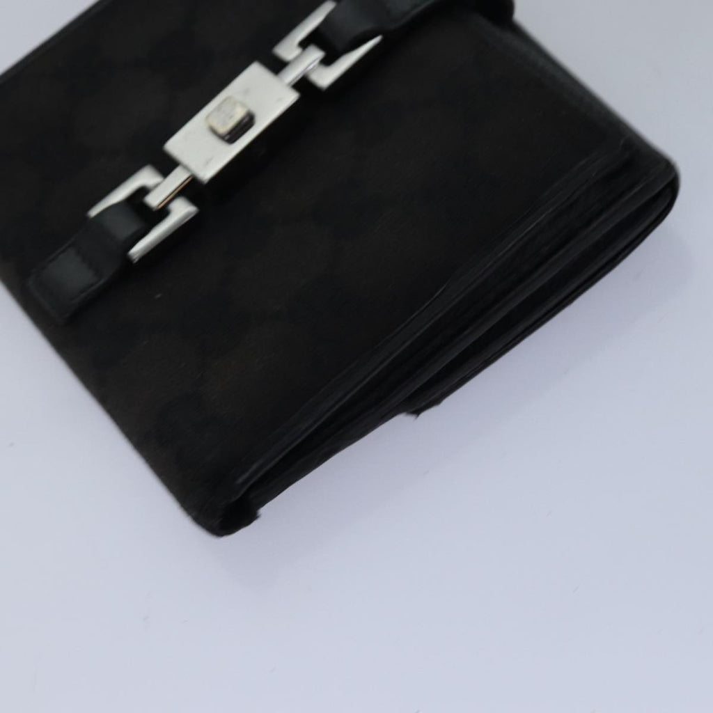 GUCCI GG Canvas Jackie Web Sherry Line Wallet 8Set Black Beige Red fm3491