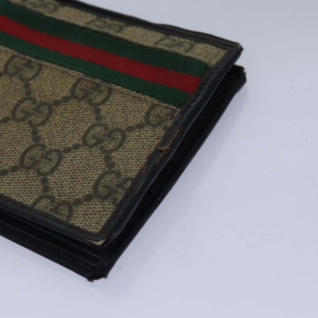 GUCCI GG Canvas Jackie Web Sherry Line Wallet 8Set Black Beige Red fm3491