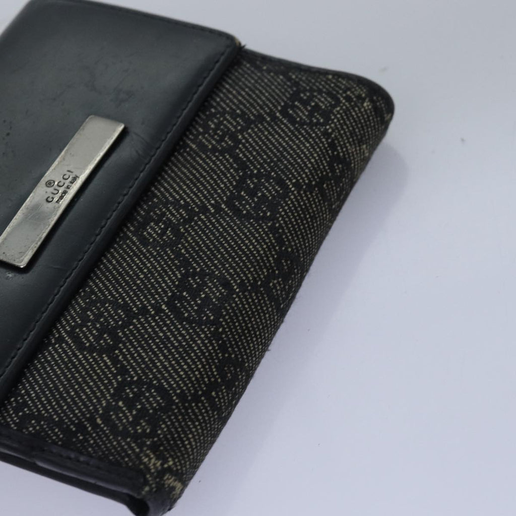 GUCCI GG Canvas Jackie Web Sherry Line Wallet 8Set Black Beige Red fm3491