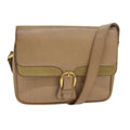 GUCCI Shoulder Bag Leather Beige fm3502