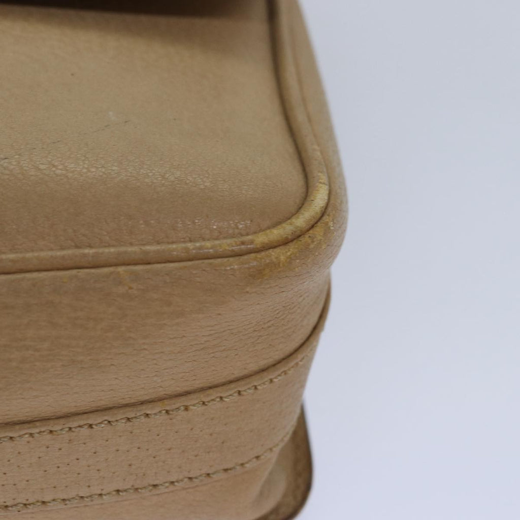 GUCCI Shoulder Bag Leather Beige fm3502
