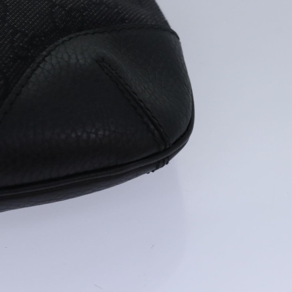 GUCCI GG Canvas Shoulder Bag Outlet Black 196140 fm3505