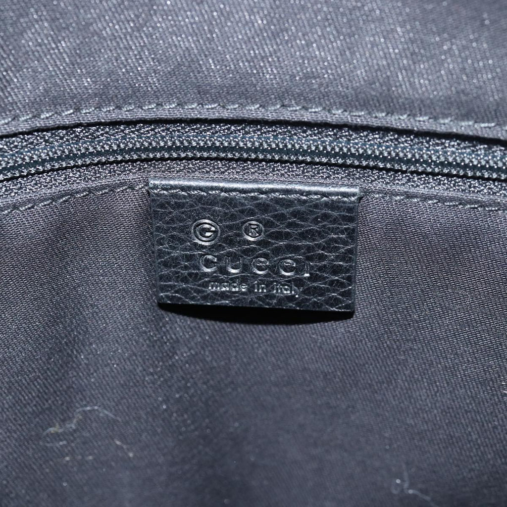 GUCCI GG Canvas Shoulder Bag Outlet Black 196140 fm3505