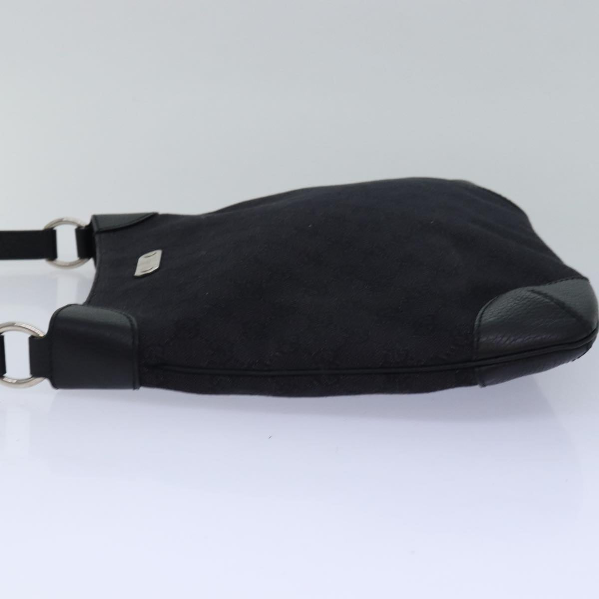 GUCCI GG Canvas Shoulder Bag Outlet Black 196140 fm3505