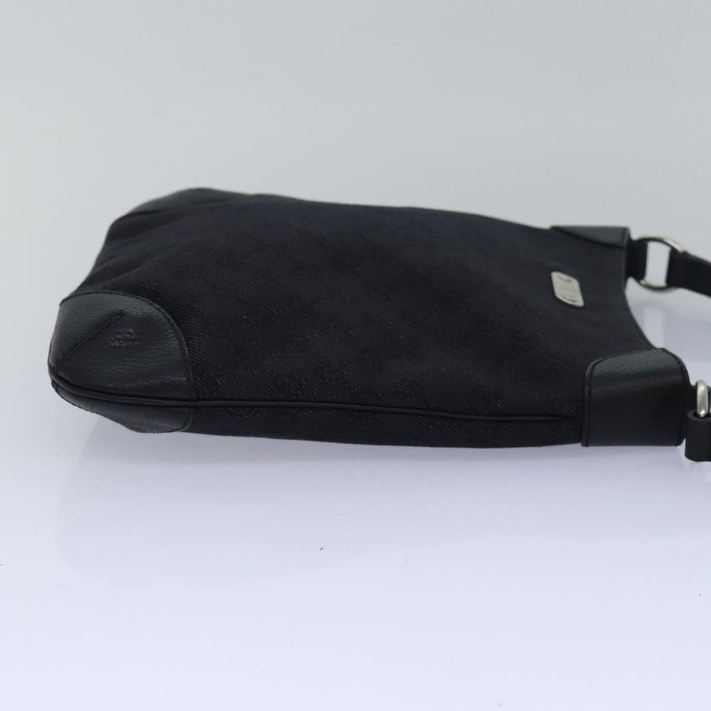 GUCCI GG Canvas Shoulder Bag Outlet Black 196140 fm3505
