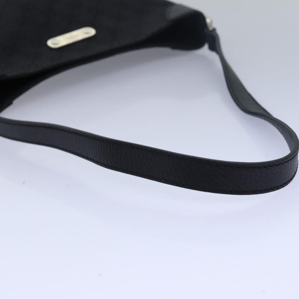 GUCCI GG Canvas Shoulder Bag Outlet Black 196140 fm3505