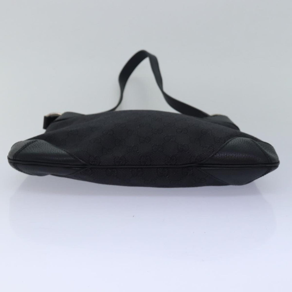 GUCCI GG Canvas Shoulder Bag Outlet Black 196140 fm3505