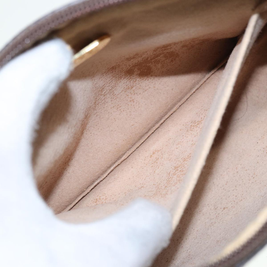 GUCCI GG Plus Supreme Shoulder Bag PVC Leather Beige fm3509