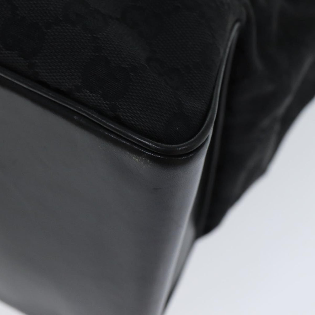 GUCCI GG Canvas Tote Bag Black fm3557