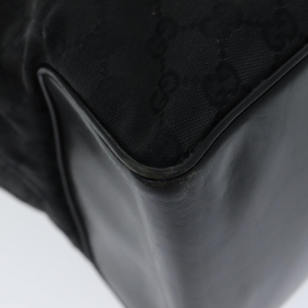 GUCCI GG Canvas Tote Bag Black fm3557