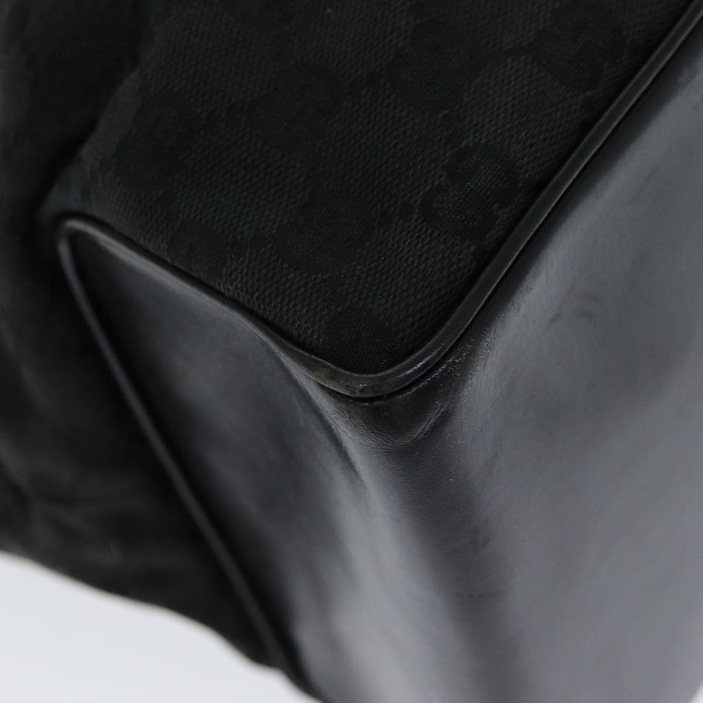 GUCCI GG Canvas Tote Bag Black fm3557