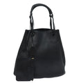 GUCCI Tote Bag Leather Black fm3585
