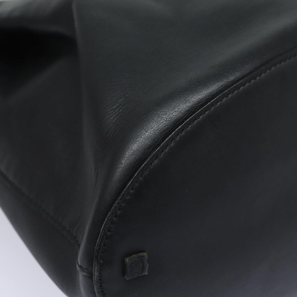 GUCCI Tote Bag Leather Black fm3585