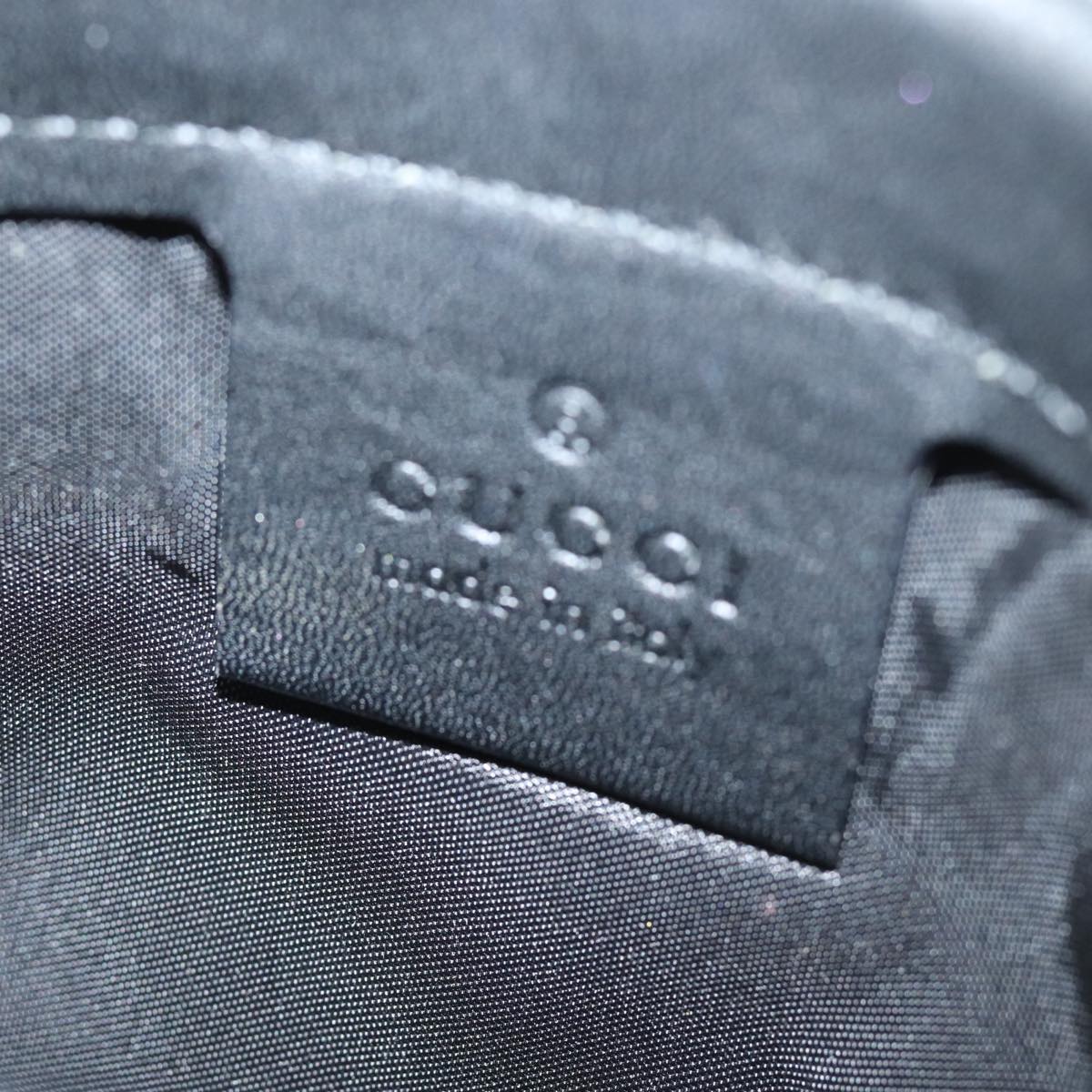 GUCCI Tote Bag Leather Black fm3585