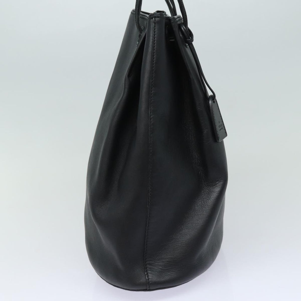 GUCCI Tote Bag Leather Black fm3585