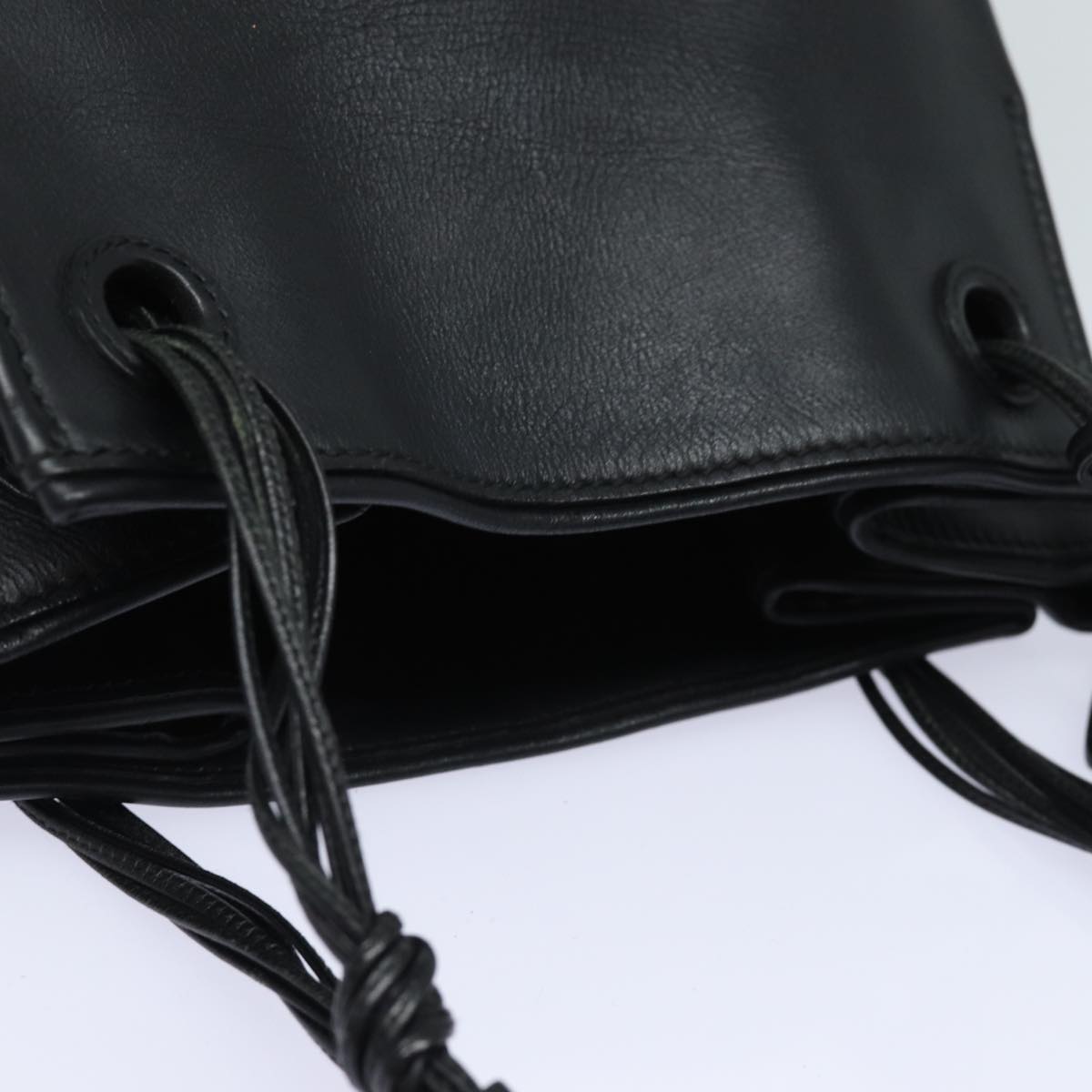 GUCCI Tote Bag Leather Black fm3585