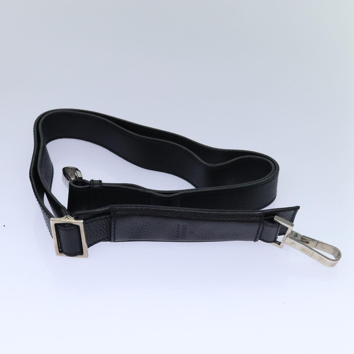 GUCCI Hand Bag Leather 2way Black fm3626