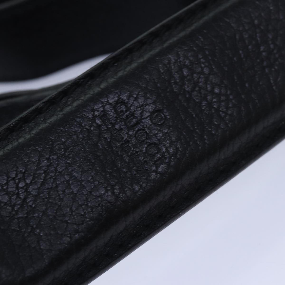 GUCCI Hand Bag Leather 2way Black fm3626