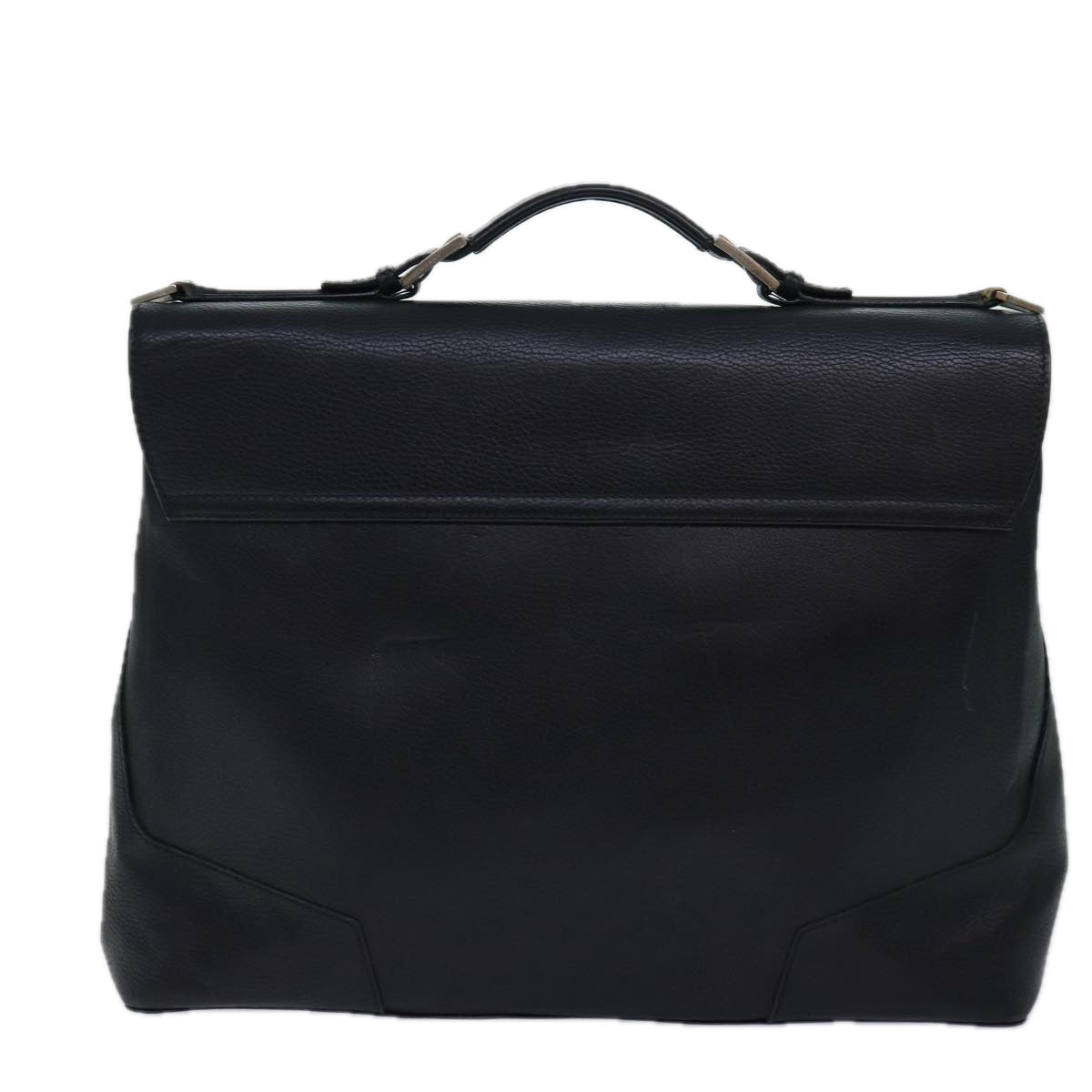 GUCCI Hand Bag Leather 2way Black fm3626