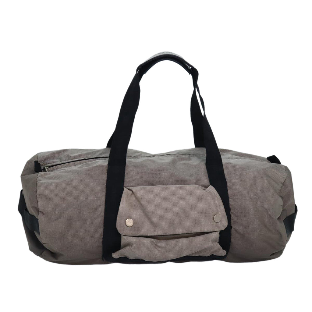CHANEL Sports Line Boston Bag Nylon Black Gray CC fm3627