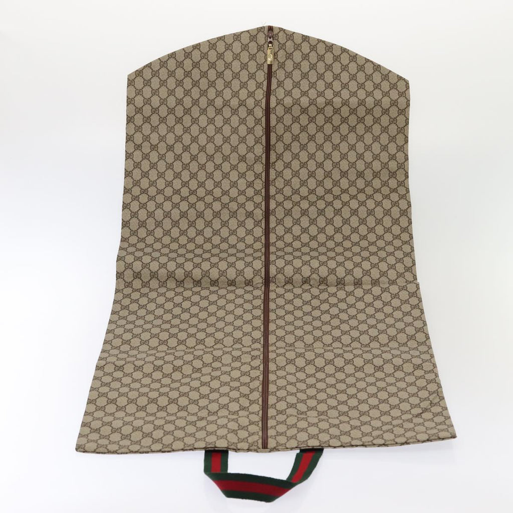 GUCCI GG Canvas Web Sherry Line Garment Cover Coated Canvas Beige fm3630