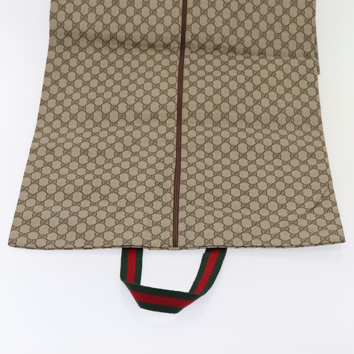 GUCCI GG Canvas Web Sherry Line Garment Cover Coated Canvas Beige fm3630