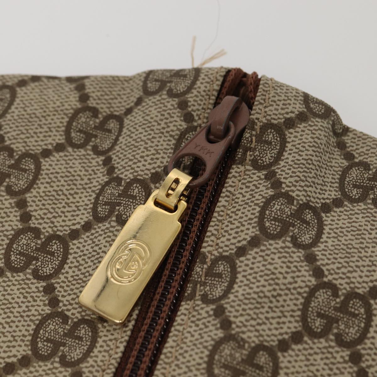 GUCCI GG Canvas Web Sherry Line Garment Cover Coated Canvas Beige fm3630