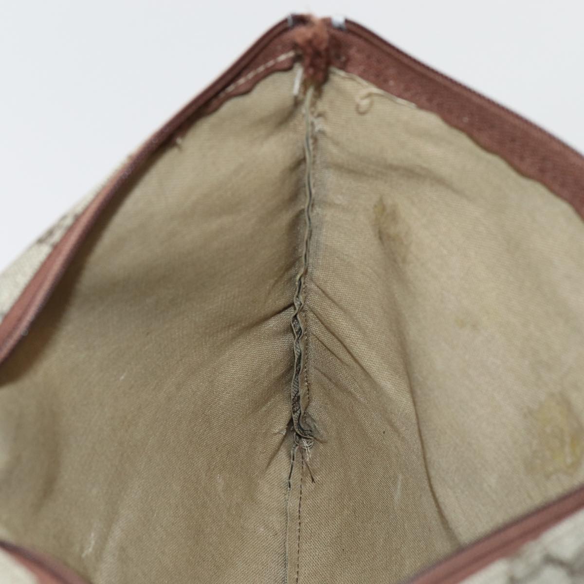 GUCCI GG Canvas Web Sherry Line Garment Cover Coated Canvas Beige fm3630