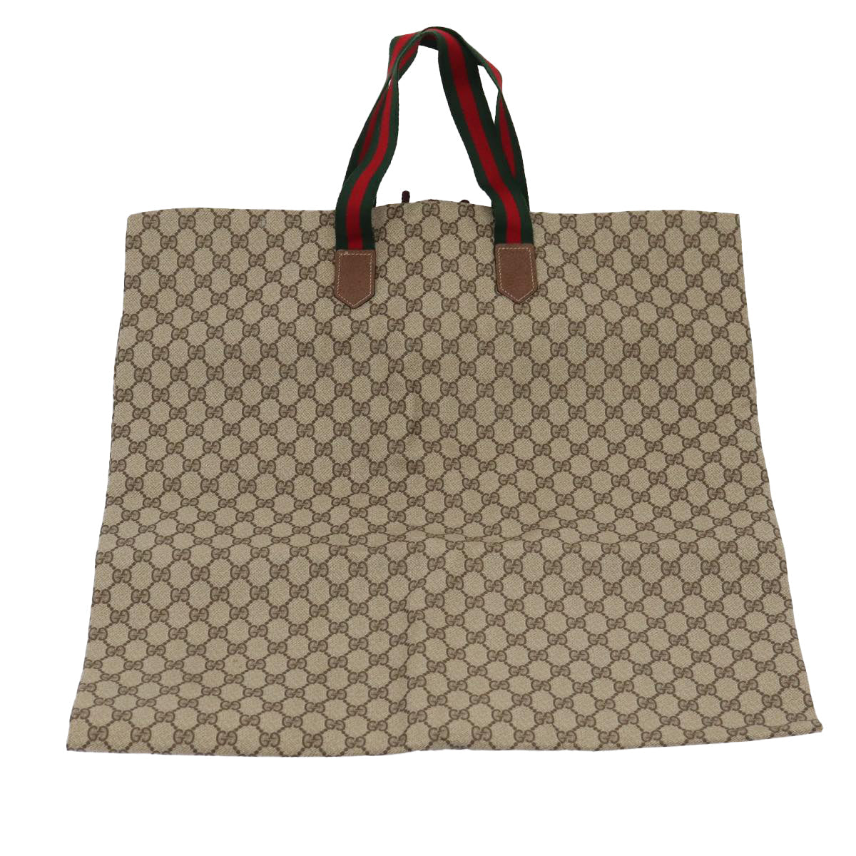 GUCCI GG Canvas Web Sherry Line Garment Cover Coated Canvas Beige fm3630