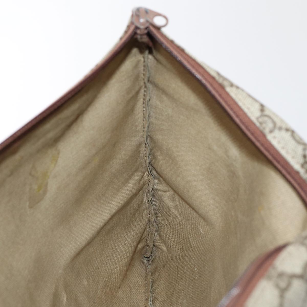 GUCCI GG Canvas Web Sherry Line Garment Cover Coated Canvas Beige fm3630