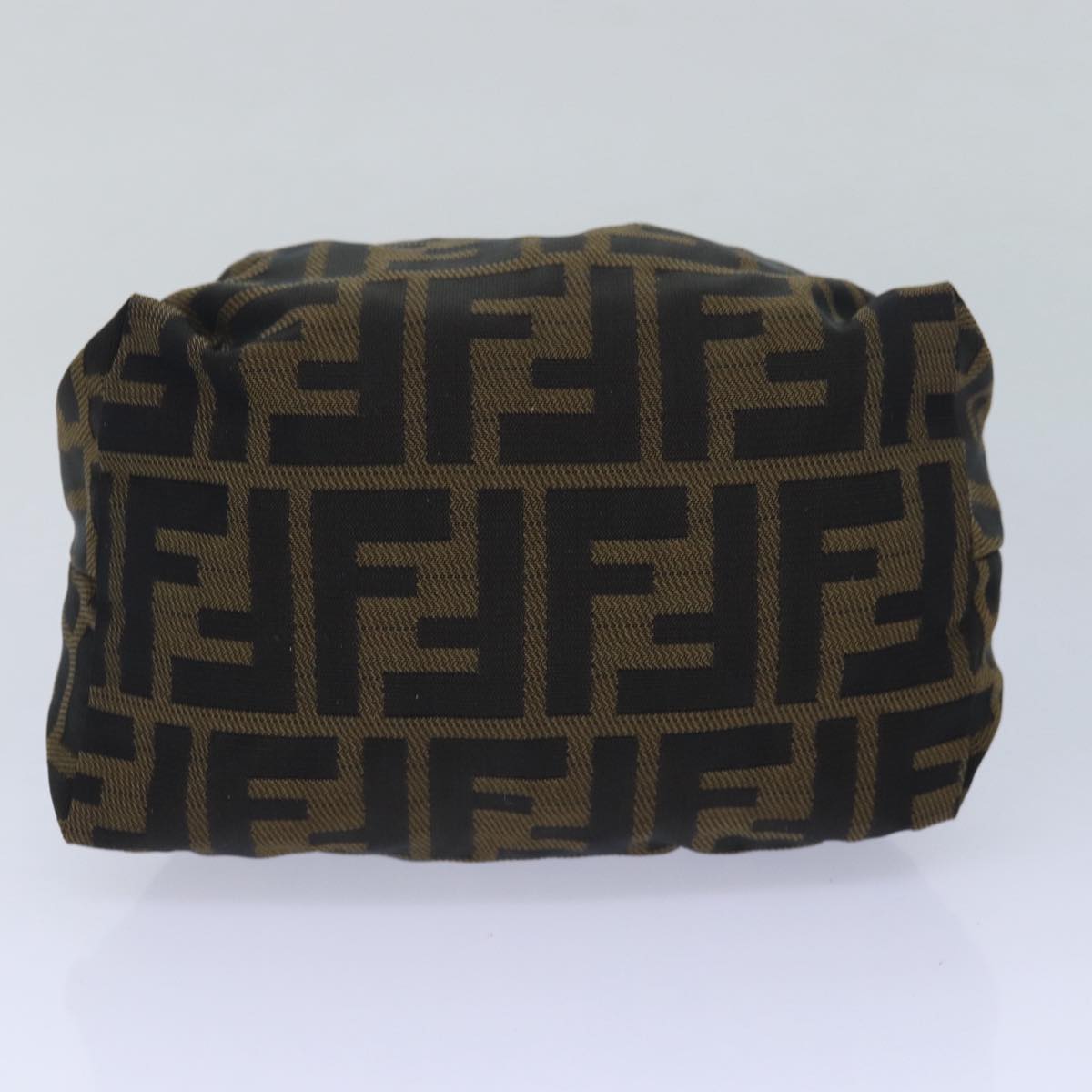 FENDI Zucca Canvas hand Pouch Brown fm3631