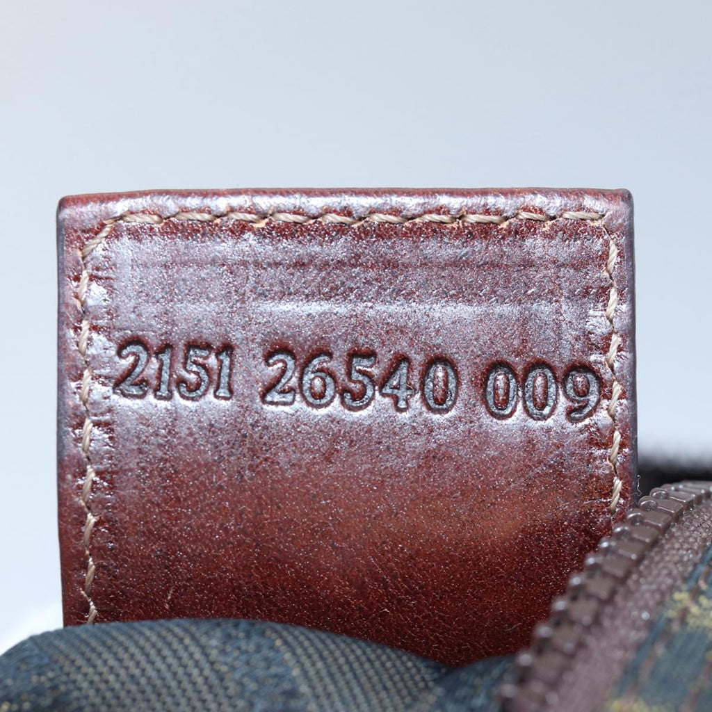 FENDI Zucca Canvas hand Pouch Brown fm3631