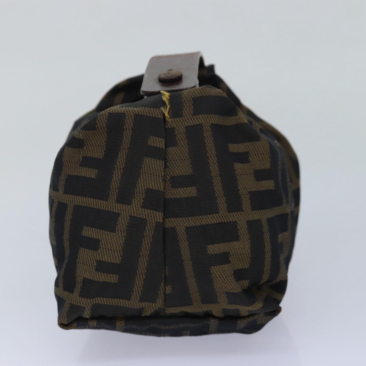 FENDI Zucca Canvas hand Pouch Brown fm3631