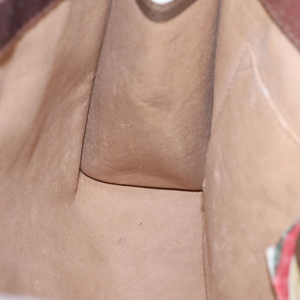 GUCCI GG Supreme Clutch Bag PVC Leather Beige 89 01 033 fm3645